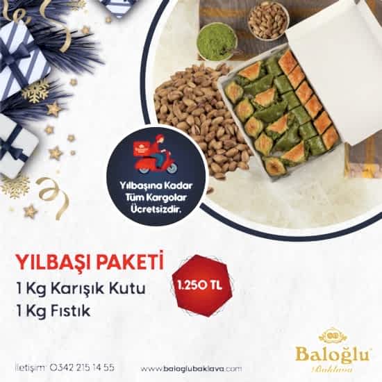 Yılbaşı Baklava Paketi 2024 - V2 Yılbaşı Baklava Paketi 2024 - V2