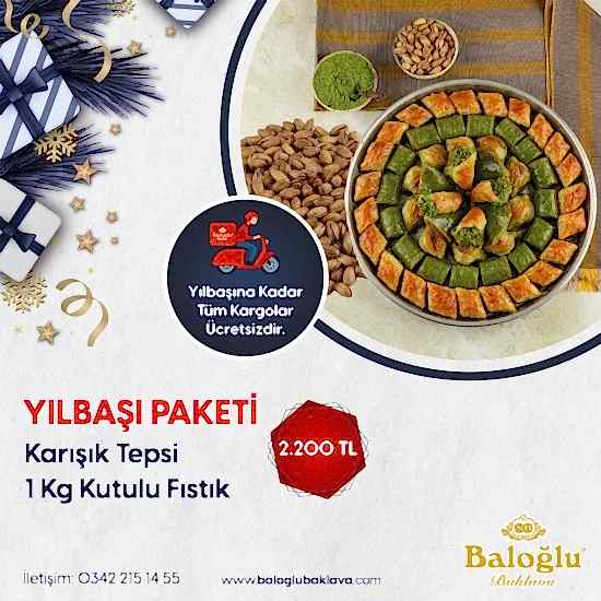 Yılbaşı Baklava Paketi 2024 - V3 Yılbaşı Baklava Paketi 2024 - V3